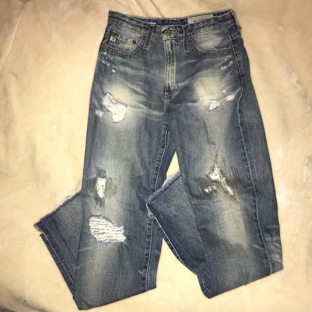 AG distresses jeans